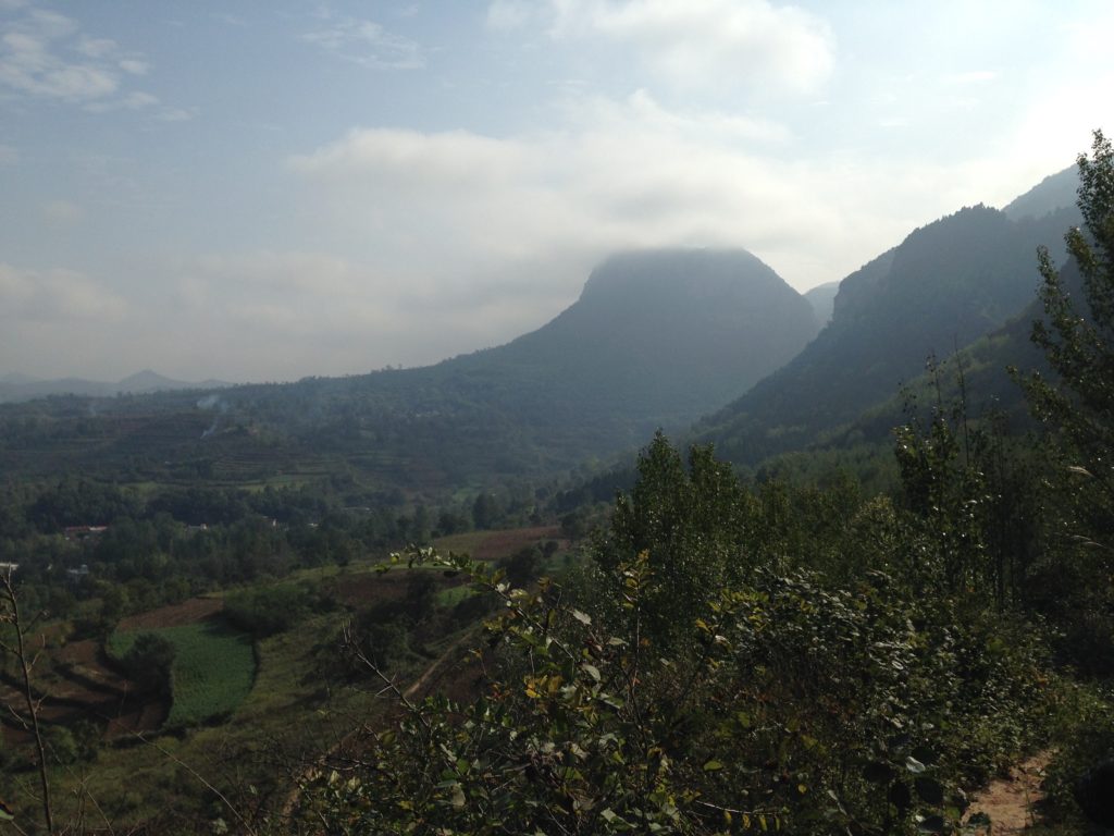 eastward view from mountaintop peace corps